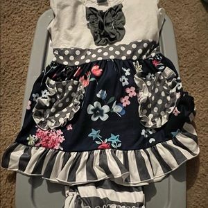 Girls Boutique Long Sleeve Pant Outfit.